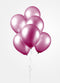 Hot pink ballonnen metallic | 10 stuks