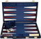Hot sports Backgammon koffer blauw 38x24