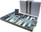Hot sports Backgammon koffer grijs 38x24