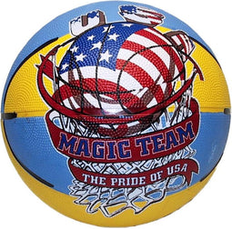 Hot sports Basketbal mini magic team maat 3 geel blauw