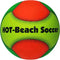 Hot sports Strand voetbal beach groen oranje geel maat 5