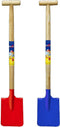 HOT Sports + Toys Schep houten steel / metaal, plat 80 cm.