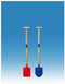 HOT Sports + Toys Schep houten steel / metaal, punt 80 cm.
