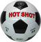 Hot sports Voetbal hot-shot wit zwart maat 5