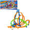 Hot Wheels - Baanset - Met 5 crashzones - Met gemotoriseerde booster en 1 Hot Wheels auto - Racebaan