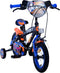 Hot Wheels Kinderfiets - Jongens - 12 inch - Zwart Oranje Blauw - Twee handremmen