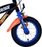 Hot Wheels Kinderfiets - Jongens - 12 inch - Zwart Oranje Blauw - Twee handremmen