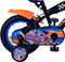 Hot Wheels Kinderfiets - Jongens - 12 inch - Zwart Oranje Blauw - Twee handremmen