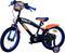 Hot Wheels Kinderfiets - Jongens - 16 inch - Zwart Oranje Blauw - Twee handremmen