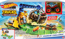 Hot Wheels Monster Trucks - Arena Smashers - Rhinomite Race Uitdaing