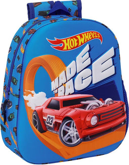 Hot Wheels Rugzak, 3D Made to Race - 33 x 27 x 10 cm - Polyester