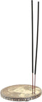 Houder DKD Home Decor Ø 10 cm Hout Boeddha Aluminium Arabisch