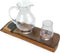 Houder van oude whiskyvaten voor 1 Waterkaraf en 1 Proefglas (exclusief glaswerk) - Darach Scotland