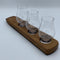 Houder van oude whiskyvaten voor 3 whiskyglazen (exclusief glaswerk) - Darach Scotland