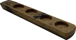 Houder van oude whiskyvaten voor 4 whiskyglazen (exclusief glaswerk) - Darach Scotland