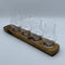 Houder van oude whiskyvaten voor 4 whiskyglazen (exclusief glaswerk) - Darach Scotland