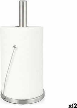 Houder voor keukenpapier Confortime 142108 Staal (12 Stuks)
