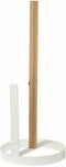 Houder voor keukenpapier DKD Home Decor 13 x 13 x 31,5 cm Natuurlijk Metaal Wit Pijnboom