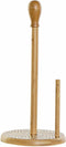 Houder voor keukenpapier DKD Home Decor Zwart Natuurlijk Bamboe 16,5 x 16,5 x 35 cm