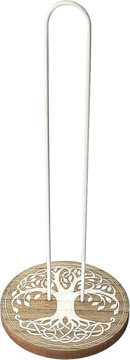 Houder voor keukenpapier Versa Idun Metaal Staal Hout MDF 13 x 31 x 13 cm