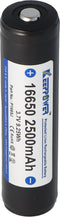 Houdkracht 16650 of 17650 min. 1980 mAh, max. 2500 mAh 3,6 V - 3,7 V Li-ion batterij beschermde positieve pool verhoogt UR16650ZTA