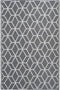 Esschert Design Buitenkleed 180X121 Cm Grijs En Wit Oc24