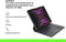 Belkin Pro - Hoes met Toetsenbord QWERTY - Bluetooth Auto-Wake - Grijs