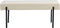 House Nordic Bankje Swindon Bouclé Wit 100x36x42,5cm