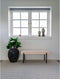 House Nordic Bankje Swindon Bouclé Wit 100x36x42,5cm