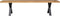 House Nordic Bankje Toulon Eikenhout Geolied 180cm