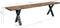House Nordic Bankje Toulon Eikenhout Smoked 180cm