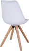 House Nordic Bergen - set van 2 eetkamerstoelen eiken - wit