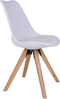 House Nordic Bergen - set van 2 eetkamerstoelen eiken - wit