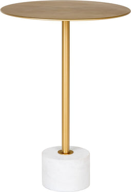 House Nordic Bijzettafel Lecco Koper/Marmer Ø41x58cm