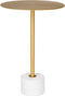 House Nordic Bijzettafel Lecco Koper/Marmer Ø41x58cm