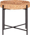 House Nordic Bijzettafel Naro Waterhyacint Rond Ø50cm