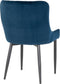 House Nordic Boston Eetkamerstoel - Velvet Blauw