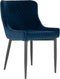 House Nordic Boston Eetkamerstoel - Velvet Blauw