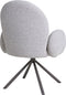 House Nordic Eetkamerstoel Lana Swivel - Bouclé - Zand