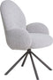 House Nordic Eetkamerstoel Lana Swivel - Bouclé - Zand