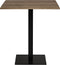 House Nordic Eettafel Lignano - 70x70x75cm - Eiken/Metaal - Bruin