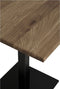 House Nordic Eettafel Lignano - 70x70x75cm - Eiken/Metaal - Bruin