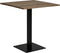 House Nordic Eettafel Lignano - 70x70x75cm - Eiken/Metaal - Bruin