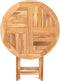 House Nordic Eettafel Oviedo Teakhout Rond Ø70cm