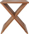 House Nordic - Erto Kruk - 40x35x45 CM - Bruin - Teakhout
