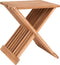 House Nordic - Erto Kruk - 40x35x45 CM - Bruin - Teakhout