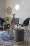 House Nordic Geneve Eetkamerstoel Velvet - Grijs Zwart - Set van 2