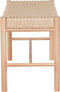 House Nordic Halbankje - Naturel - Beukenhout - 80cm - Bankje Abano