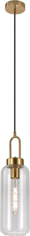 House Nordic Hanglamp Luton Cilinder Brass
