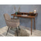 House Nordic Harbo Eetkamerstoel Velvet Grijs - Set van 2